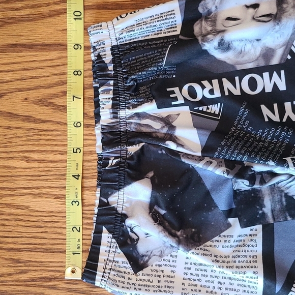 Marilyn Monroe Newspaper Pants / Leggings - Picture 4 of 6